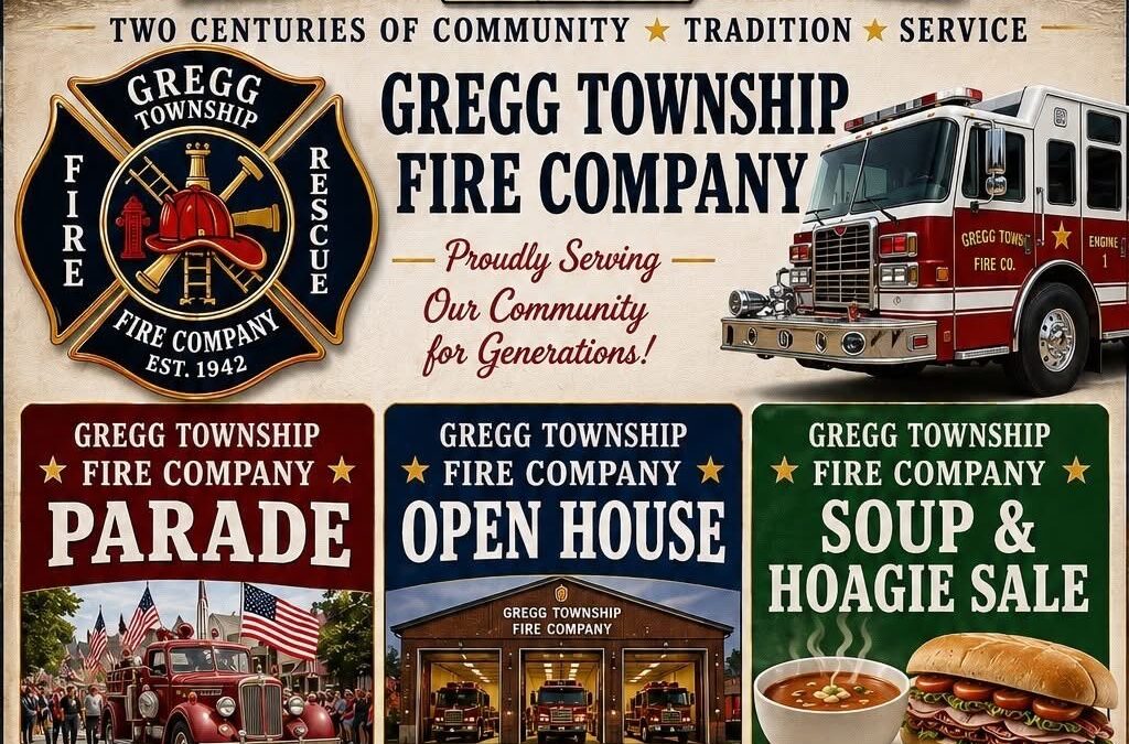 Gregg Township is celebrating its 200 year anniversary! October 17, 2026